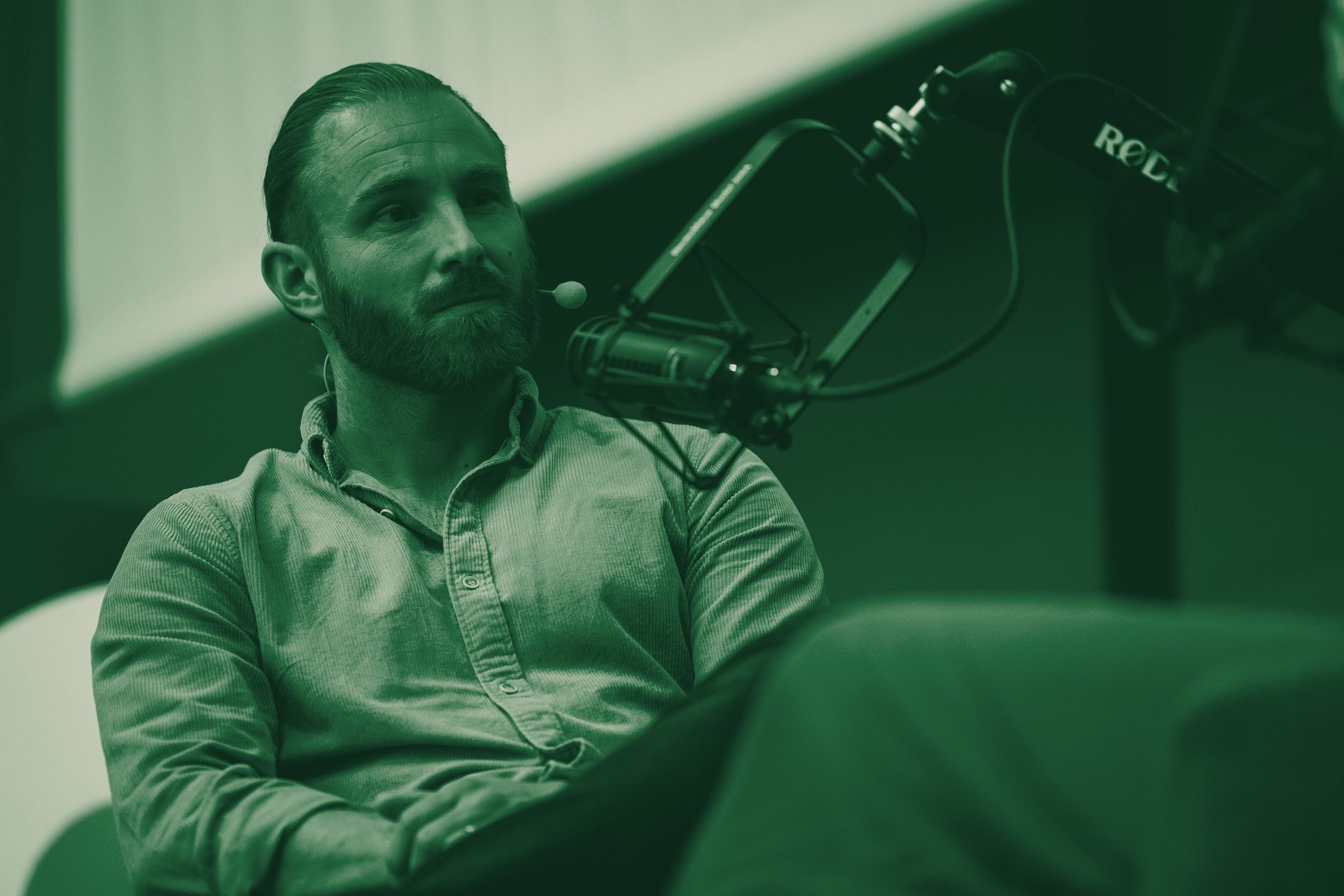 Michael Weber im Podcast-Studio